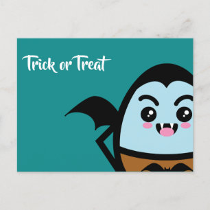 Trick or treat - Halloween - Egg Dracula Uitnodiging Briefkaart