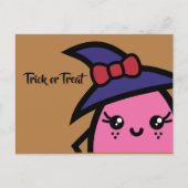 Trick or treat - Halloween - Eierheks Uitnodiging Briefkaart (Voorkant)