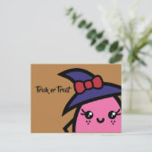 Trick or treat - Halloween - Eierheks Uitnodiging Briefkaart (Staand voorkant)