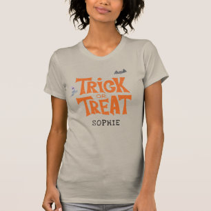 Trick or Treat Halloween Familie Matching Kostuum T-shirt