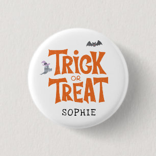 Trick or treat Halloween Family Matching Costume Ronde Button 3,2 Cm