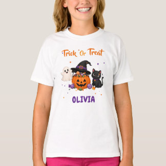 Trick or Treat Halloween Feest Favor Geschenk T-shirt