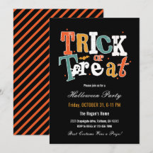 Trick or Treat Halloween-feest