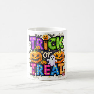 Trick or Treat Halloween Geest en Pompoen Mok
