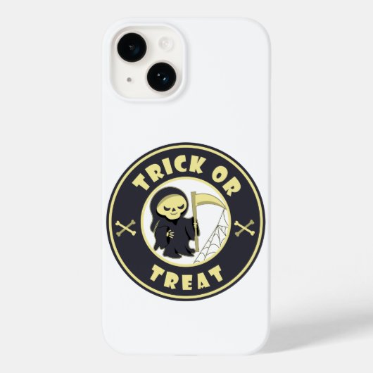 Trick or treat Halloween grim reaper karakter Case-Mate iPhone Case (Achterkant)