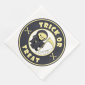 Trick or treat Halloween grim reaper karakter Servet (Hoek)