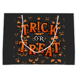 Trick or treat Halloween Grote Cadeauzakken Groot Cadeauzakje