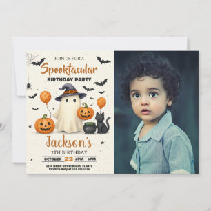 Trick or Treat Halloween Invitation d'anniversaire
