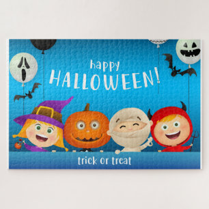 Trick or treat Halloween Jigzaag Puzzle Legpuzzel