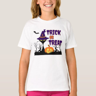 Trick or Treat - Halloween Kat - Kinder T-Shirt