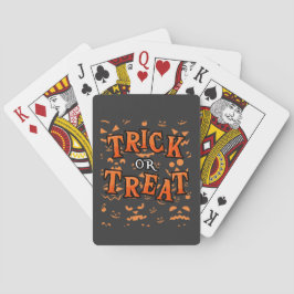 Trick or Treat Halloween Klassieke Speelkaarten