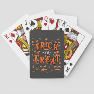 Trick or Treat Halloween Klassieke Speelkaarten