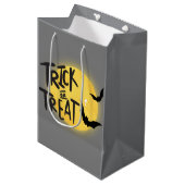 Trick or treat halloween medium cadeauzakje (Voorkant Gekanteld)