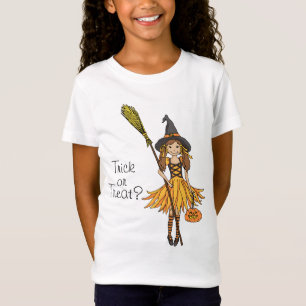 Trick or treat? Halloween meisjes t-shirt
