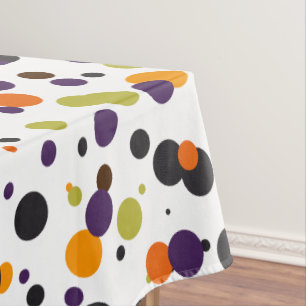 Trick or treat Halloween Modern Polka Dots Tafelkleed