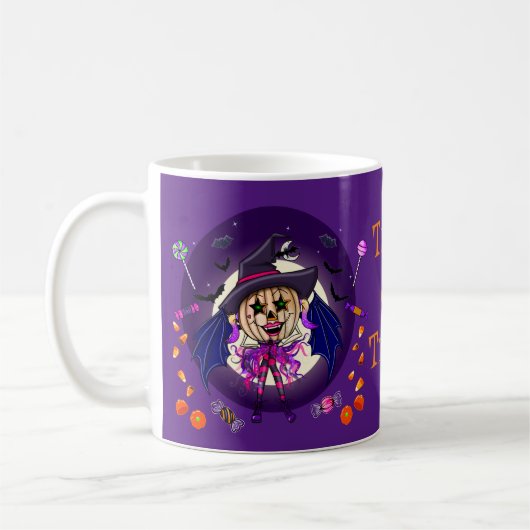 Trick or treat Halloween mok (Links)