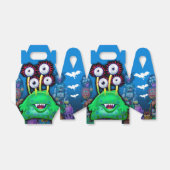 Trick or Treat Halloween Monster Favoriet Box Bogw Bedankdoosjes (Uitgevouwen)