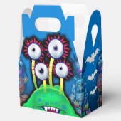 Trick or Treat Halloween Monster Favoriet Box Bogw Bedankdoosjes (Geopend)