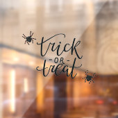 Trick or treat Halloween neem een of twee Raamsticker (Vel 2)