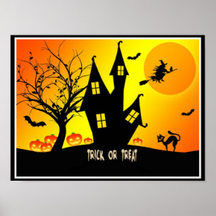 Trick or treat, Halloween Night...Spooky Poster