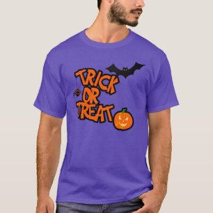 Trick Or Treat Halloween Ogen In De Rug T-shirt