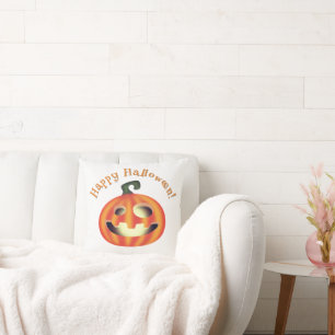 Trick or Treat Halloween Pompoen Kussen