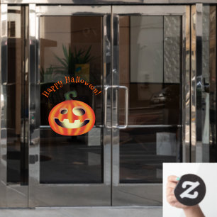 Trick or Treat Halloween Pompoen Raamsticker