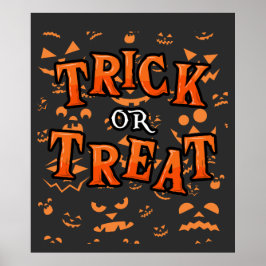 Trick or treat Halloween Posters