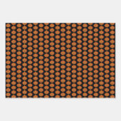 Trick or treat Halloween Print Pumpkin Bat Witch Inpakpapier Vel (Voorkant)