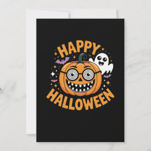 Trick or treat Halloween Pumpkin Happy Halloween Kaart