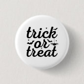 Trick Or Treat Halloween Ronde Button 3,2 Cm (Voorkant)