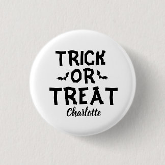 Trick Or Treat Halloween Ronde Button 3,2 Cm