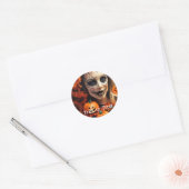 Trick or Treat Halloween Ronde Sticker (Envelop)