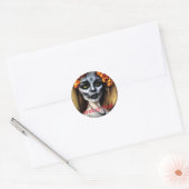 Trick or Treat Halloween Ronde Sticker (Envelop)