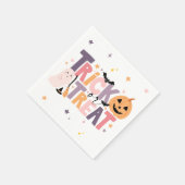 Trick or treat Halloween servetten (Hoek)