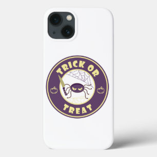 Trick or treat halloween spin Starbucks-stijl iPhone 13 Hoesje