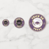 Trick or treat halloween spin Starbucks-stijl Confetti (Voorkanten)