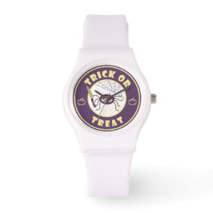 Trick or treat halloween spin Starbucks-stijl Horloge