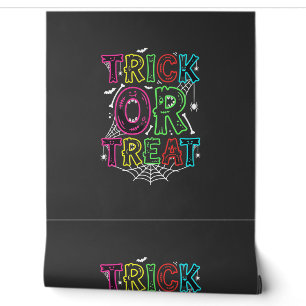 Trick or Treat Halloween Spinnenweb Ontwerp_1 Behang
