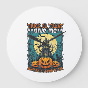 Trick Or Treat Halloween Spokenhuis Pompoenen Ma Grote Klok