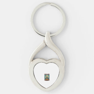 Trick Or Treat Halloween Spokenhuis Pompoenen Ma Sleutelhanger