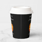 Trick or treat Halloween Spooky Pumpkin Schattige Papieren Bekers (Rechts)