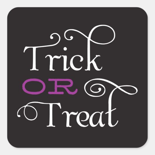 TRICK OR TREAT | HALLOWEEN STICKERS (Voorkant)