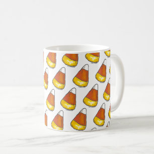 Trick or treat Halloween Thanksgiving Candy Corn Koffiemok