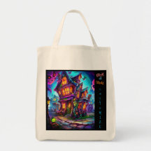 Trick or treat Halloween Town Gepersonaliseerd Tas