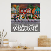Trick or treat, Halloween Welkom Poster (Keuken)