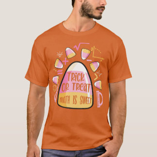 Trick or treat Halloween Wiskunde is snoepgoed T-shirt