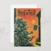  Trick or treat Halloween Zombie (Voorkant / Achterkant)