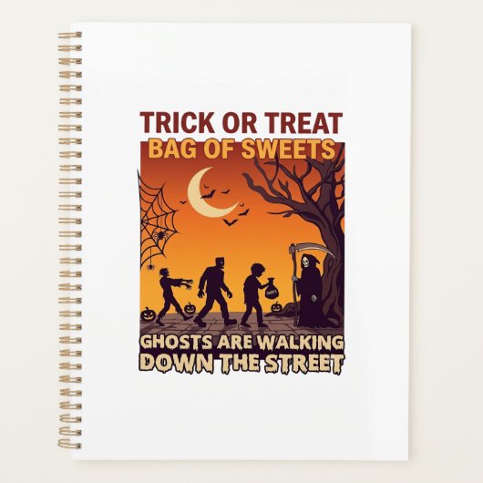 Trick Or Treat Halloween Zombies Grim Reaper Citro (Devant)
