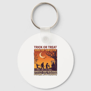Trick Or Treat Halloween zombies Grim Reaper Pompo Sleutelhanger